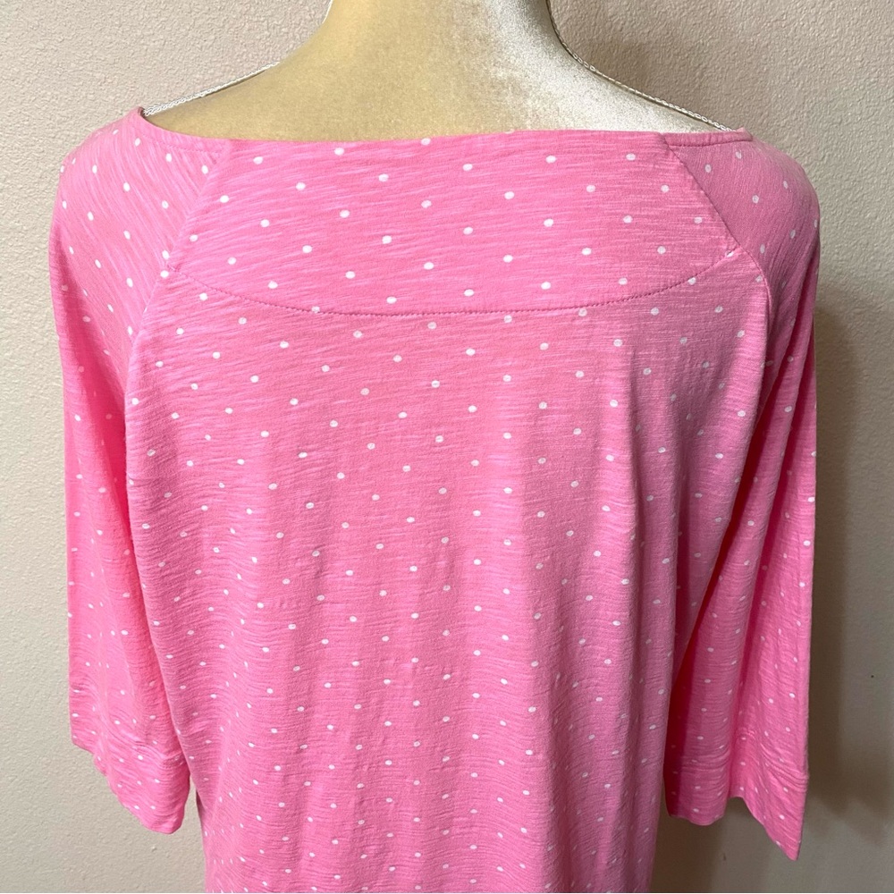 Lilly Pulitzer Cassie Cotton Scoop Neck Dot Dress - Picture 4 of 8